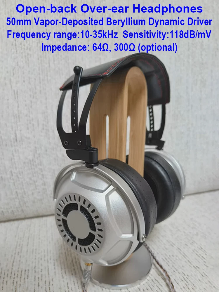 HiFi Over Ear Headphones Wired Headsets Hi-end Flagship 50mm Dynamic Driver Open-Back Over-Ear Monitors Headphone for Audiophile
HiFi Over Ear Headphones Wired Headsets Hi-end Flagship 50mm Dynamic Driver Open-Back Over-Ear Monitors Headphone for Audiophile