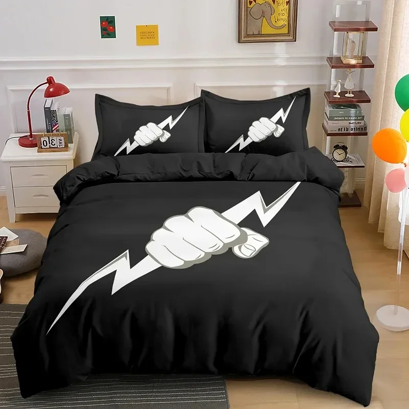 VS Lightning Bedding Set Single Queen King Size Comforter Duvet Cover With Pillowcase Bedclothes For Bedroom
VS Lightning Bedding Set Single Queen King Size Comforter Duvet Cover With Pillowcase Bedclothes For Bedroom