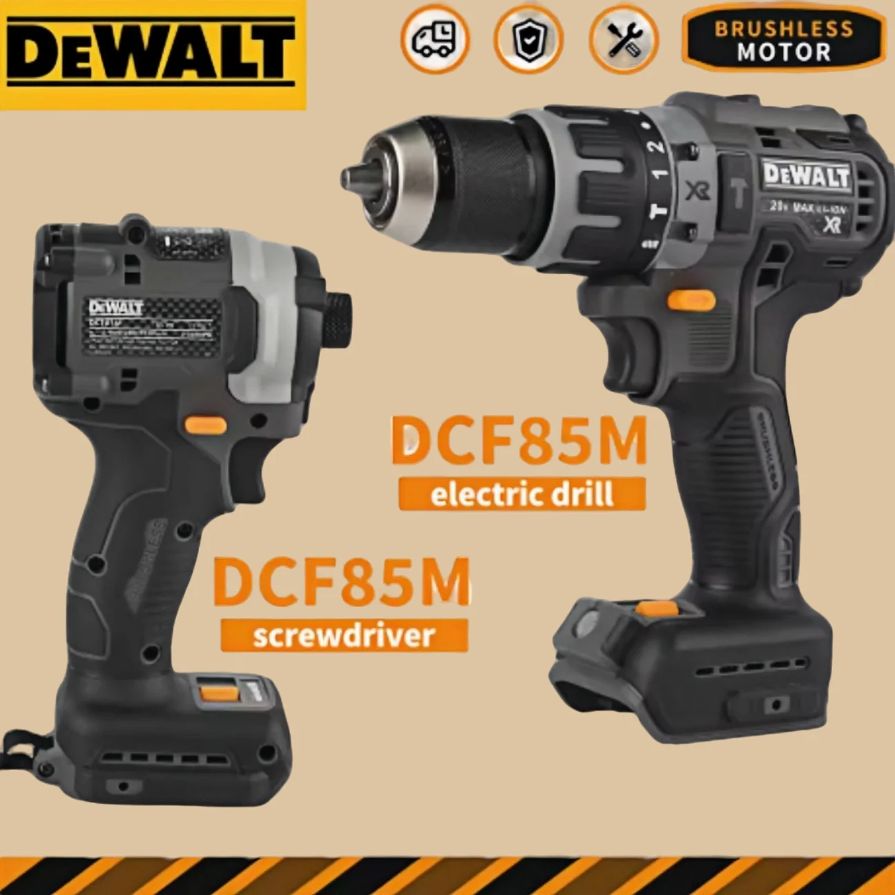 DeWalt DCF85M McLaren 18V Brushless Motor Screwdriver Electric Hand Drill Impact Drill - Combo Kit for Home Improvement
DeWalt DCF85M McLaren 18V Brushless Motor Screwdriver Electric Hand Drill Impact Drill - Combo Kit for Home Improvement