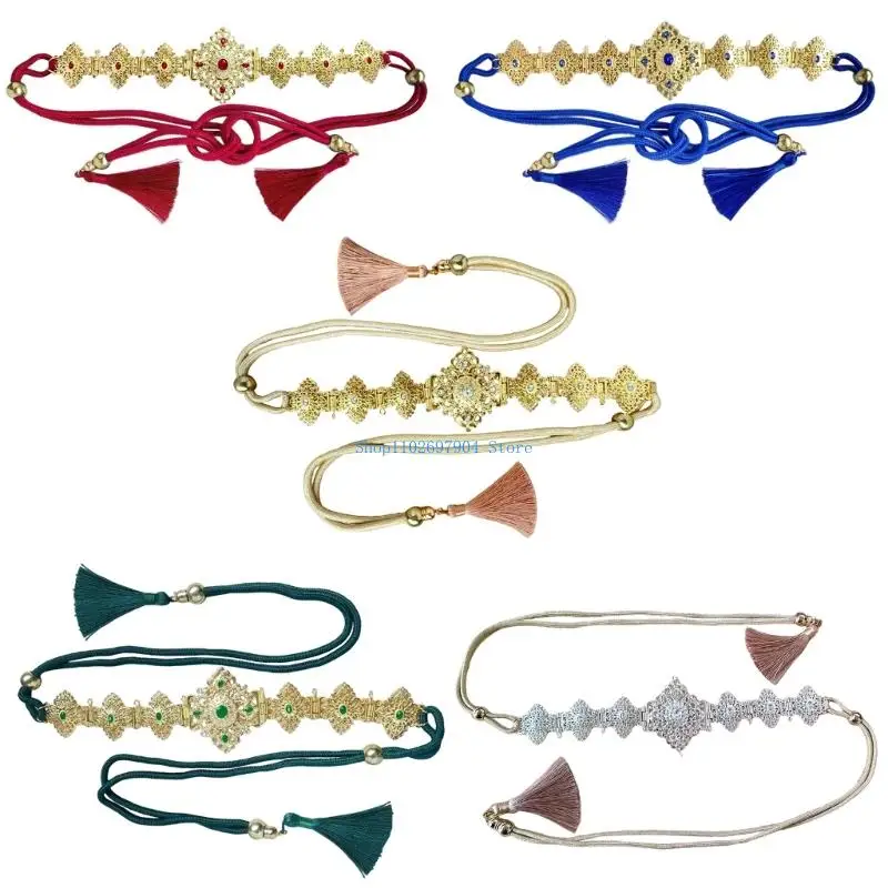 N7YF Versatiles Adjustable Rhinestones Metal Belt Moroccan Embellishment For Dressing Up Outfits
N7YF Versatiles Adjustable Rhinestones Metal Belt Moroccan Embellishment For Dressing Up Outfits