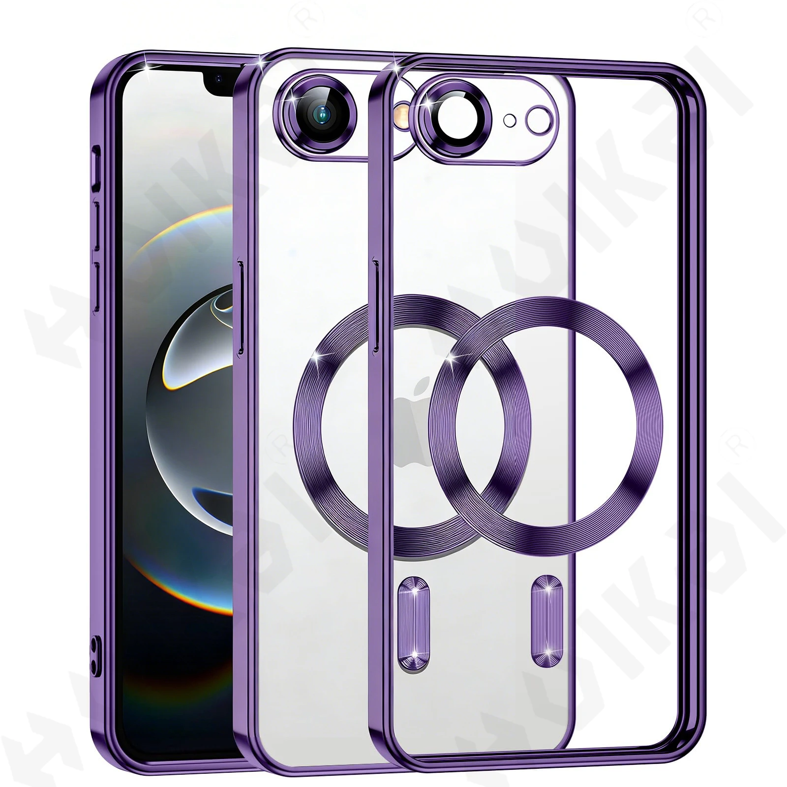 Case for iPhone 17e 16e with Clear Shockproof Slim Magnetic Phone Protective Ultra Strong Magnet Non-Yellowing Cover Back
Case for iPhone 17e 16e with Clear Shockproof Slim Magnetic Phone Protective Ultra Strong Magnet Non-Yellowing Cover Back
