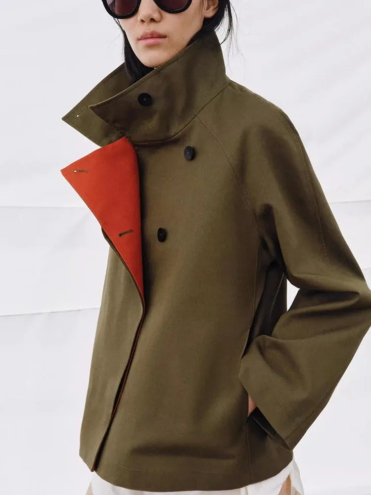 Spring 2026 Women's Short Coat High Collar Long Sleeve Commute Style New Arrival Elegant Sweet Versatile Commuter Windbreaker
Spring 2026 Women's Short Coat High Collar Long Sleeve Commute Style New Arrival Elegant Sweet Versatile Commuter Windbreaker