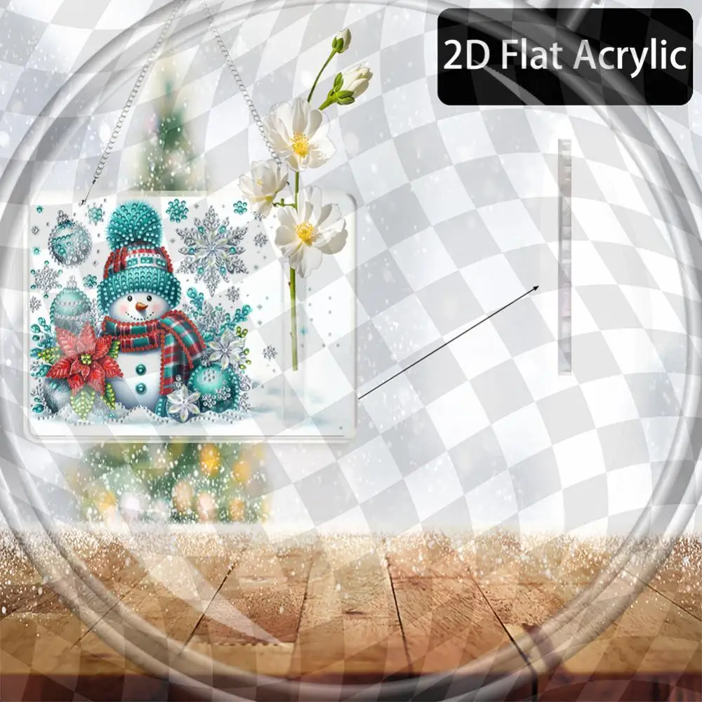 Snowman 2D Flat Acrylic Wall Tube Vase Diamond Painting Hanging Ornament Crafts
Snowman 2D Flat Acrylic Wall Tube Vase Diamond Painting Hanging Ornament Crafts