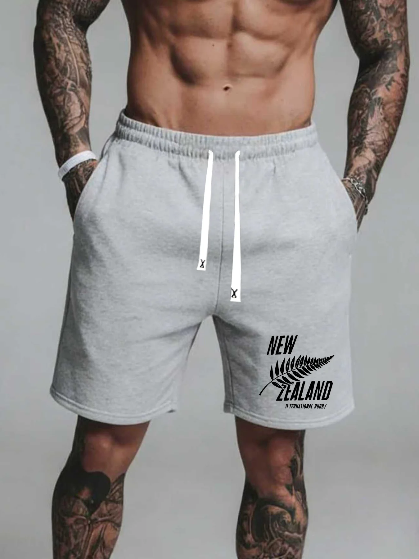 Men's Summer Fashion Letter Print Casual Shorts Loose Fit Elastic Waistband with Drawstring Suitable for Everyday Wear
Men's Summer Fashion Letter Print Casual Shorts Loose Fit Elastic Waistband with Drawstring Suitable for Everyday Wear