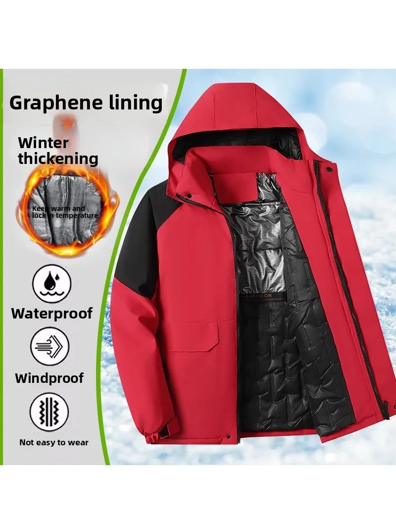 Men's Winter Jaet aphene Cotton Workwear Thiened Warm Windproof Coat Stand Fit Casual Polyester Fiber Large Size
Men's Winter Jaet aphene Cotton Workwear Thiened Warm Windproof Coat Stand Fit Casual Polyester Fiber Large Size