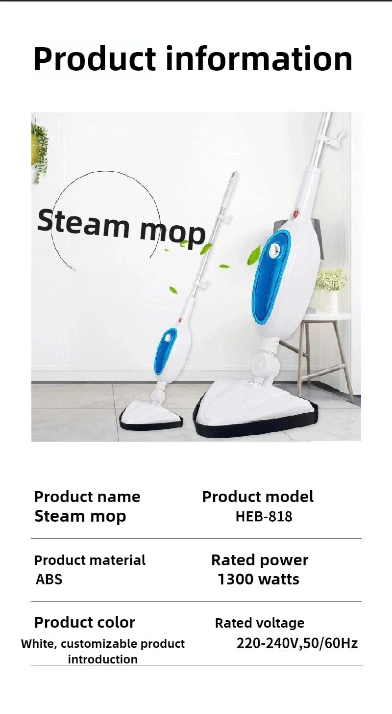 400mL Water Tank Hand-Held Electric Steam Mop With High-Temperature Sterilization For Floor Cleaning Power Mop Machine
400mL Water Tank Hand-Held Electric Steam Mop With High-Temperature Sterilization For Floor Cleaning Power Mop Machine