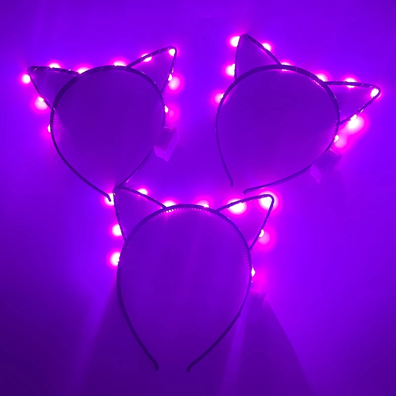 1PC LED Flashing Glow Headband Kids Girls Cat Ears Light Up Hairbands Hair Accessories Glow Party Supplies
1PC LED Flashing Glow Headband Kids Girls Cat Ears Light Up Hairbands Hair Accessories Glow Party Supplies