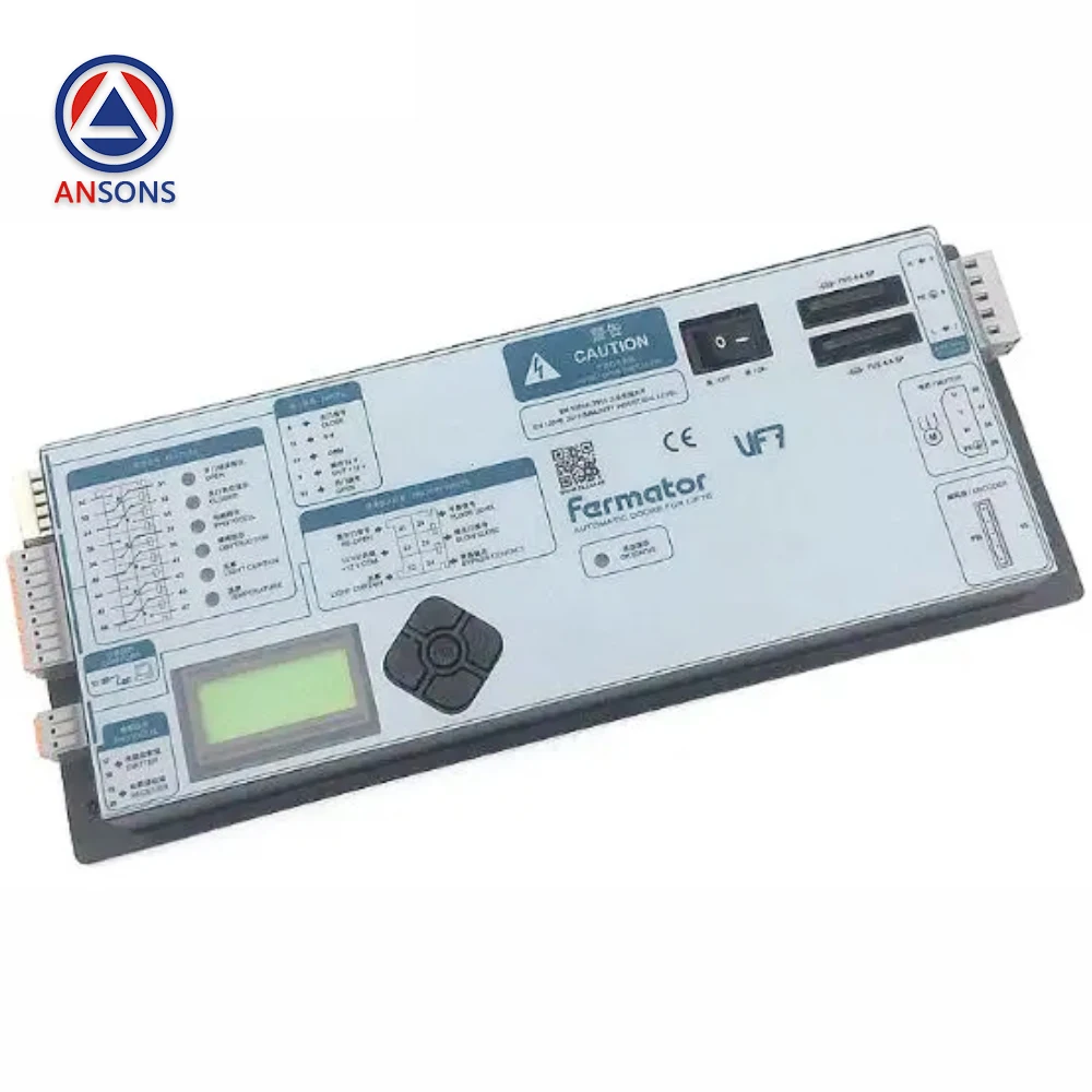 VF7 VF7+ VVVF7 VVVF7+ Fermator Elevator Door Drive Controller Inverter Ansons Elevator Spare Parts
VF7 VF7+ VVVF7 VVVF7+ Fermator Elevator Door Drive Controller Inverter Ansons Elevator Spare Parts