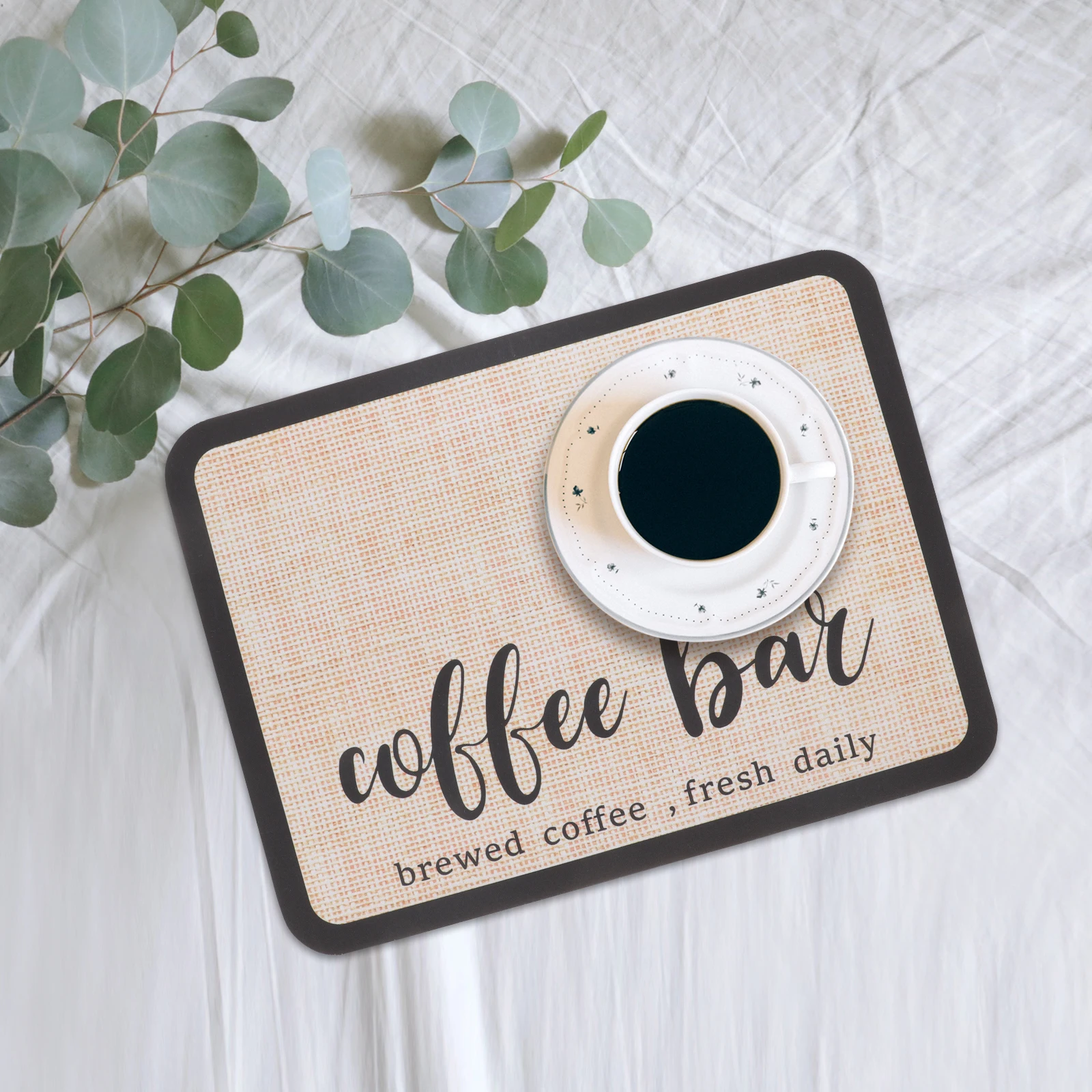 Coffee Mat Sturdy Firm Fabrication Non-Slip Frost Resistant Table Mat for Home Bar Coffee Accessories Bar Mats for Countertop
Coffee Mat Sturdy Firm Fabrication Non-Slip Frost Resistant Table Mat for Home Bar Coffee Accessories Bar Mats for Countertop