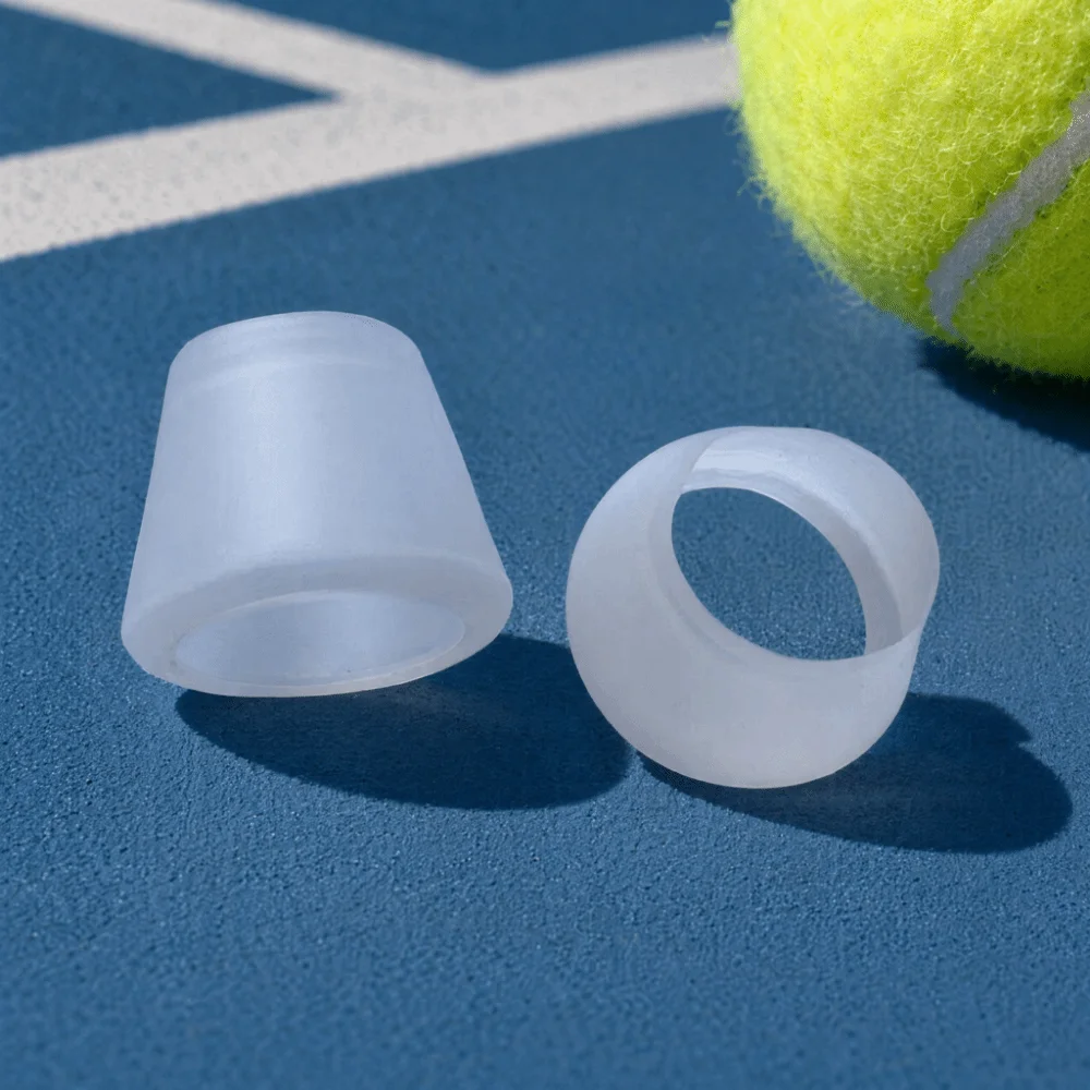Shockproof Tennis Racket Grip Cover Silicone Breathable Handle End Cap Anti Slip Shock Absorbing Protective Sleeve