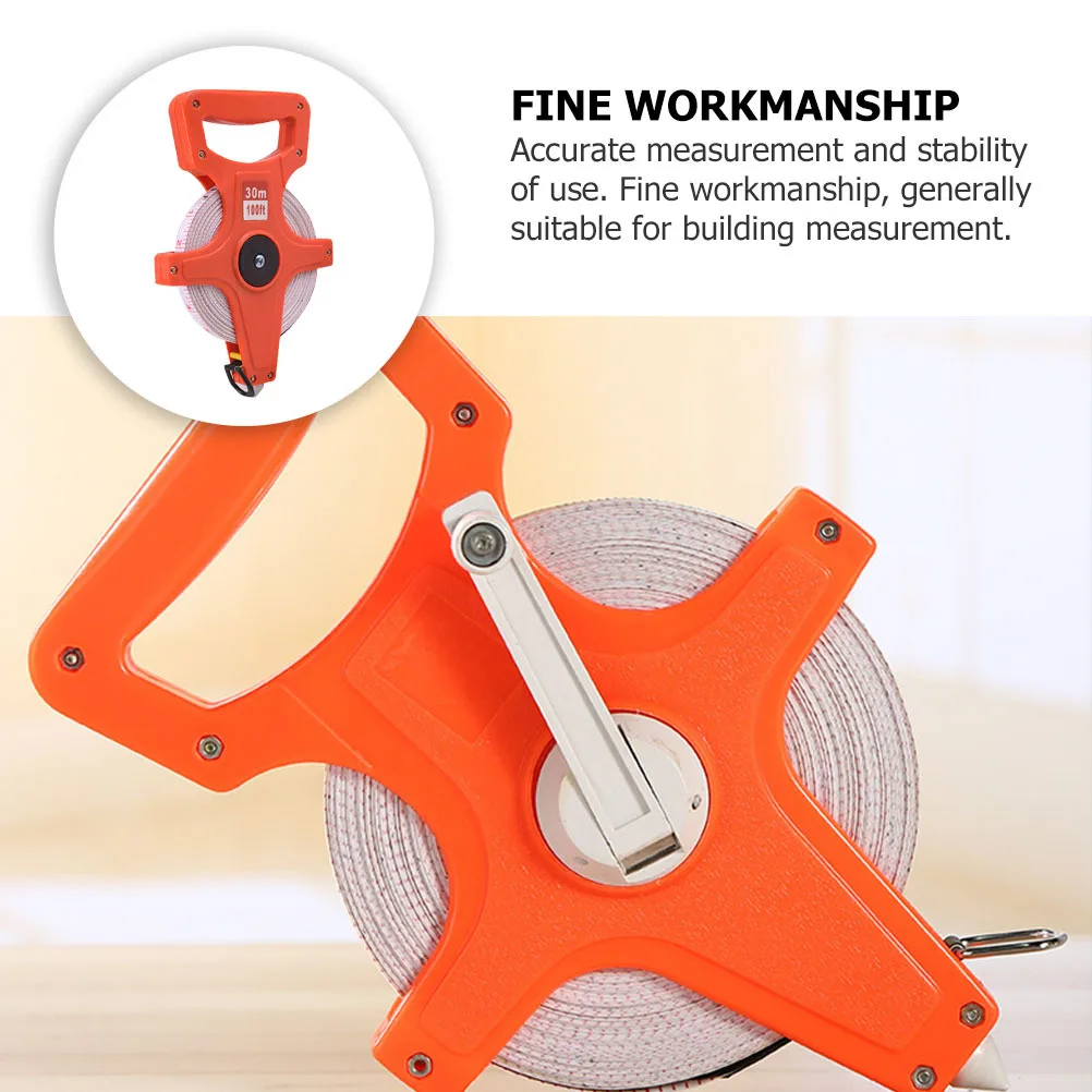 1 Roll Retractable 30M Metric Tape Measure Rack Type Ruler For Building Woodworking Engineering Measurement Durable Rocker
1 Roll Retractable 30M Metric Tape Measure Rack Type Ruler For Building Woodworking Engineering Measurement Durable Rocker