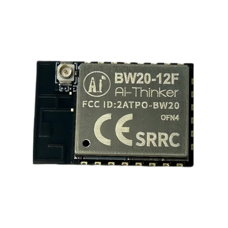 Двухдиапазонный Wi-Fi 2,4 ГГц/5 ГГц Bluetooth 5,0 BLE Модуль BW20 12F BW20-12F Комплект RTL8711 HT20/HT40 Режим Поддержка приложений IoT
Двухдиапазонный Wi-Fi 2,4 ГГц/5 ГГц Bluetooth 5,0 BLE Модуль BW20 12F BW20-12F Комплект RTL8711 HT20/HT40 Режим Поддержка приложений IoT