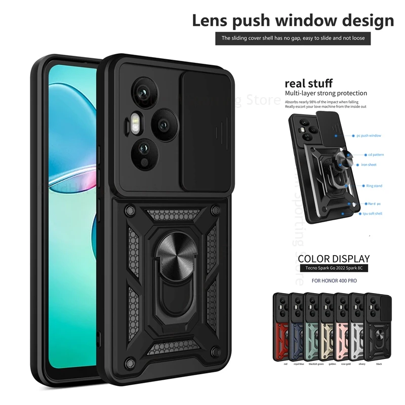 Military Heavy Duty Armor Case For Honor 400 Smart 5G Slide Lens Protective Magnetic Stand Cover For Honor 400 200 Pro 400 Lite
Military Heavy Duty Armor Case For Honor 400 Smart 5G Slide Lens Protective Magnetic Stand Cover For Honor 400 200 Pro 400 Lite