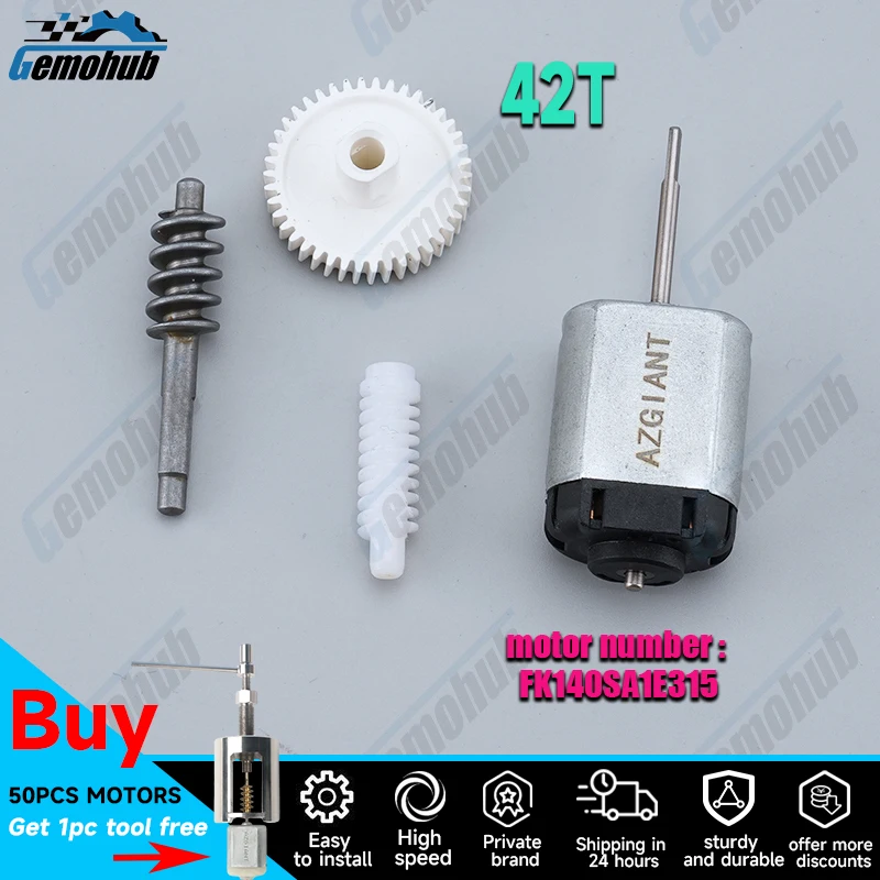 Gemohub FK140SA1E315 42T Car Electric Folding Side Mirror Gear Motor gear metal plastics For Toyota Crown MK15 Sienna MK4 KITS
Gemohub FK140SA1E315 42T Car Electric Folding Side Mirror Gear Motor gear metal plastics For Toyota Crown MK15 Sienna MK4 KITS