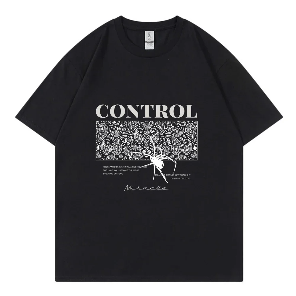 Designer Mens Spider Insect Print T-Shirt 100% Cotton Loose Breathable Street Vintage T-Shirt Round Neck Short Sleeve Top
Designer Mens Spider Insect Print T-Shirt 100% Cotton Loose Breathable Street Vintage T-Shirt Round Neck Short Sleeve Top