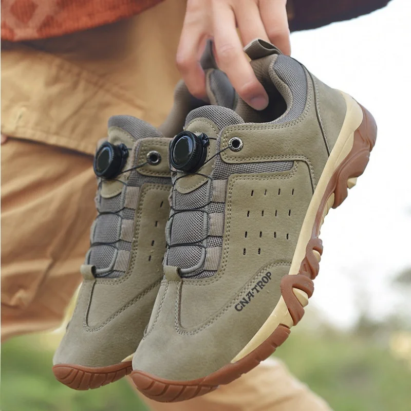2025 Spring Autumn Rotation Buckle Design Sneakers Outside Low Cut Casual Men's Sports Shoes Non-slip Wear Resistant Hiking Shoe
2025 Spring Autumn Rotation Buckle Design Sneakers Outside Low Cut Casual Men's Sports Shoes Non-slip Wear Resistant Hiking Shoe