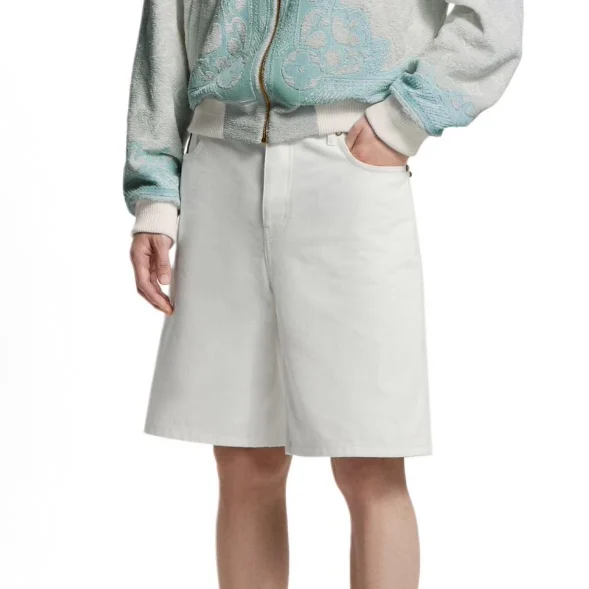 Adam25FW Couples Casual Embroidered Pearl Button Pocket Short Jeans Women's Standard Waist Natural Waist Summer Denim Shorts
Adam25FW Couples Casual Embroidered Pearl Button Pocket Short Jeans Women's Standard Waist Natural Waist Summer Denim Shorts