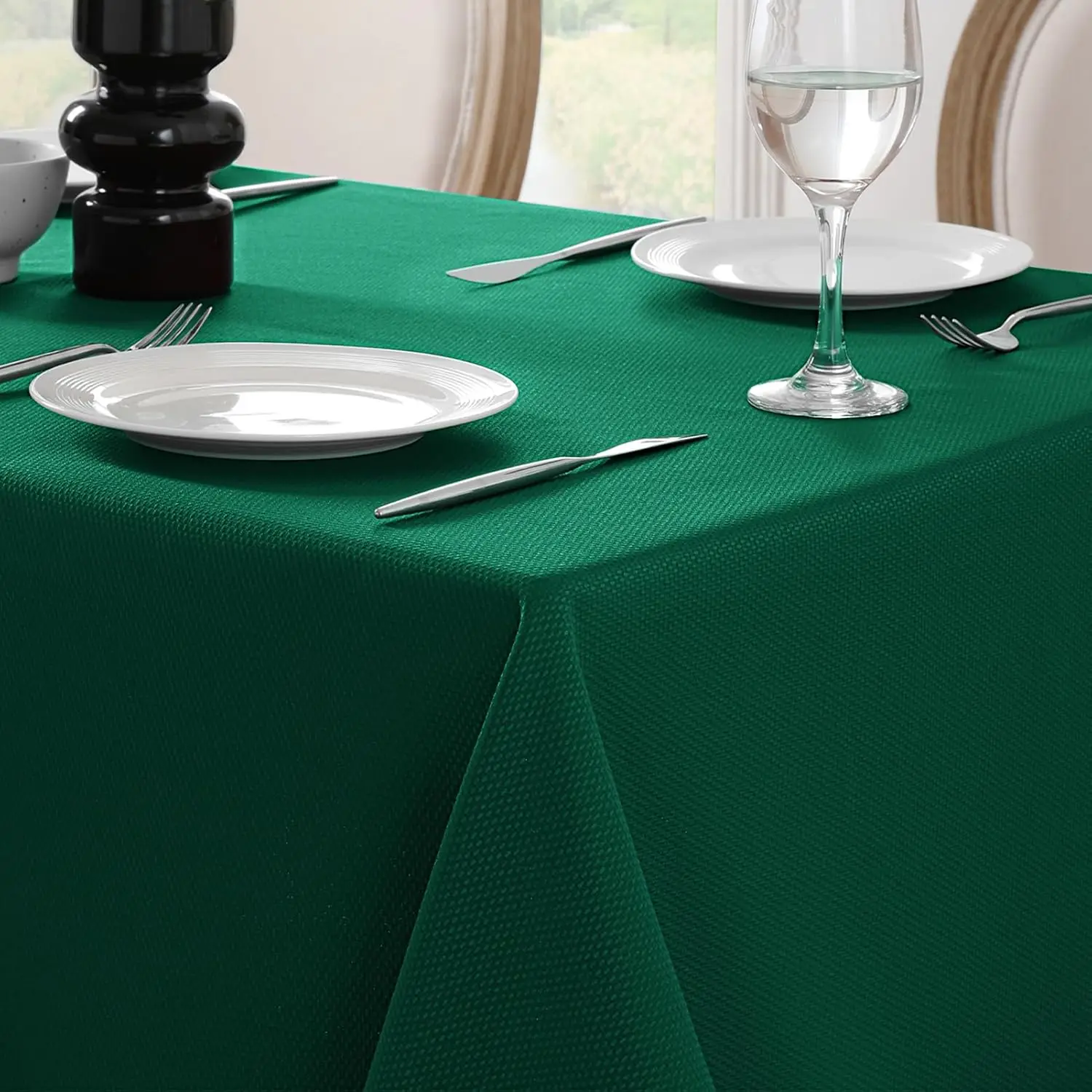 Rectangle Tablecloth Jacquard Weaved Texture Waterproof Wrinkle Free Stain Resistant for Dining Kitchen Outdoor Picnic Party -
Rectangle Tablecloth Jacquard Weaved Texture Waterproof Wrinkle Free Stain Resistant for Dining Kitchen Outdoor Picnic Party -