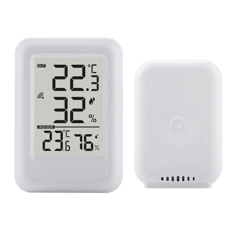 Multiple Installation Options Thermometer Detector 2.56 Inch Display Receiver 5.9*1.9*8.4cm Hygrometer 100 Meter Range
Multiple Installation Options Thermometer Detector 2.56 Inch Display Receiver 5.9*1.9*8.4cm Hygrometer 100 Meter Range