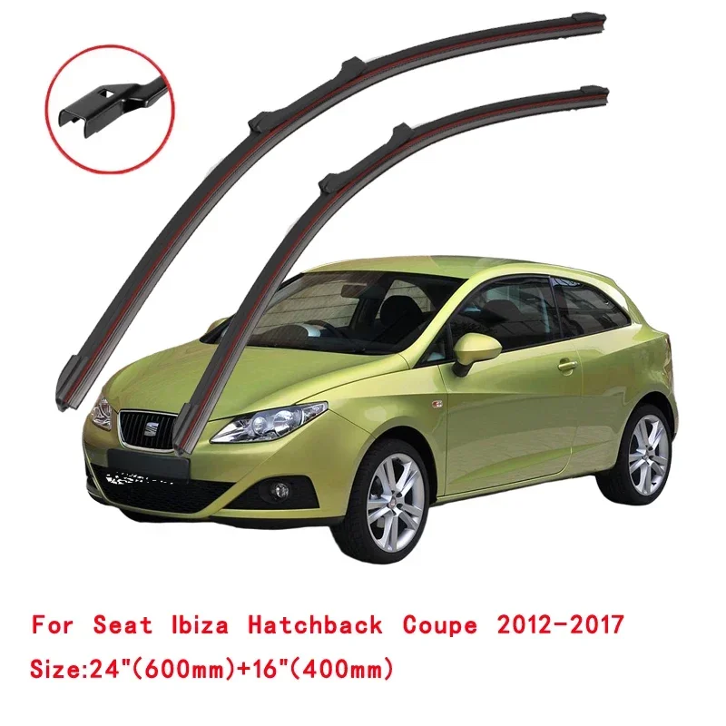 For Seat Ibiza Coupe 6J Hatchback 2012-2017 2013 Wiper Front & Rear Wiper Blades Windshield Windscreen Window Brushes 24"16"13"
For Seat Ibiza Coupe 6J Hatchback 2012-2017 2013 Wiper Front & Rear Wiper Blades Windshield Windscreen Window Brushes 24"16"13"