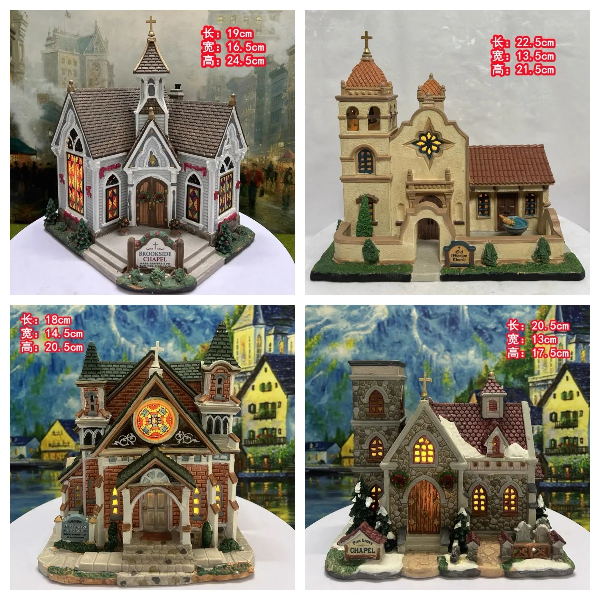 Ceramic church ornaments, Halloween and Christmas ceramic ornaments, sandbox ornaments, handmade hand-painted ornaments.
Ceramic church ornaments, Halloween and Christmas ceramic ornaments, sandbox ornaments, handmade hand-painted ornaments.