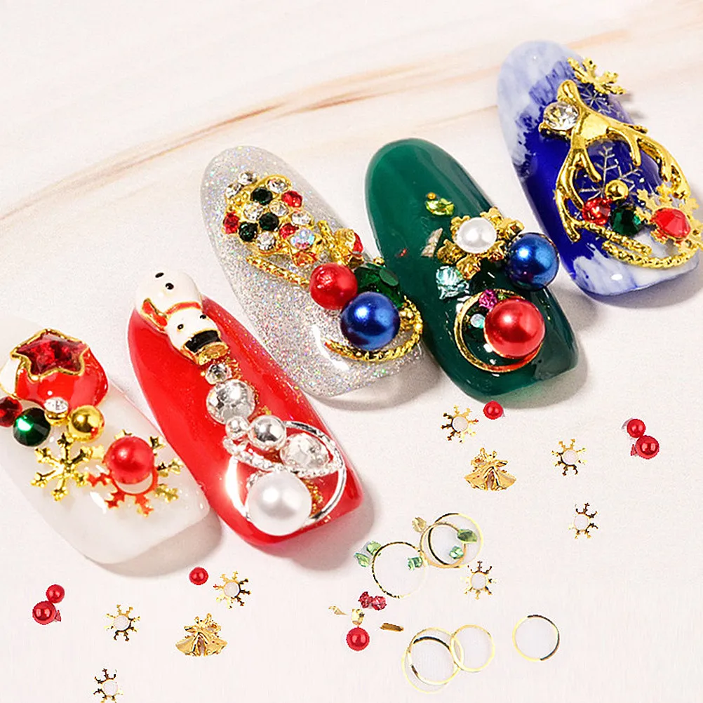 3 Boxes Christmas Nail Alloy Decor Snowflake Manicure Accessories Nail Art Decoration for Festive DIY Nails Glitter Patch
3 Boxes Christmas Nail Alloy Decor Snowflake Manicure Accessories Nail Art Decoration for Festive DIY Nails Glitter Patch