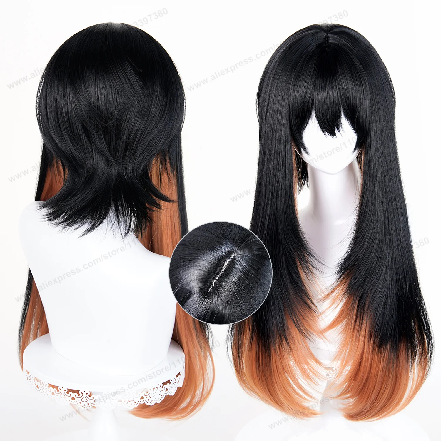 Amo Empool Cosplay Wig 70cm Long Black Orange Women Hair Anime Halloween Heat Resistant Puffy Yaki Synthetic Wigs
Amo Empool Cosplay Wig 70cm Long Black Orange Women Hair Anime Halloween Heat Resistant Puffy Yaki Synthetic Wigs