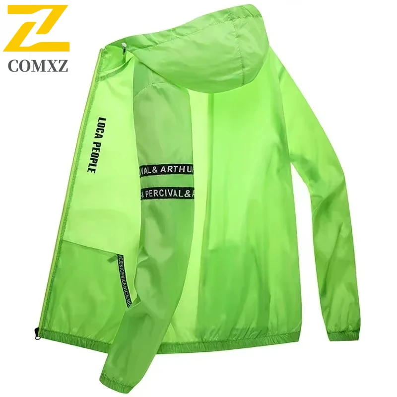 Summer Sun Protection Clothing Men's Casual Waterproof Quick-drying Bicycle Hooded Jacket Plus Size Hiking Thin Skin windbreaker
Summer Sun Protection Clothing Men's Casual Waterproof Quick-drying Bicycle Hooded Jacket Plus Size Hiking Thin Skin windbreaker