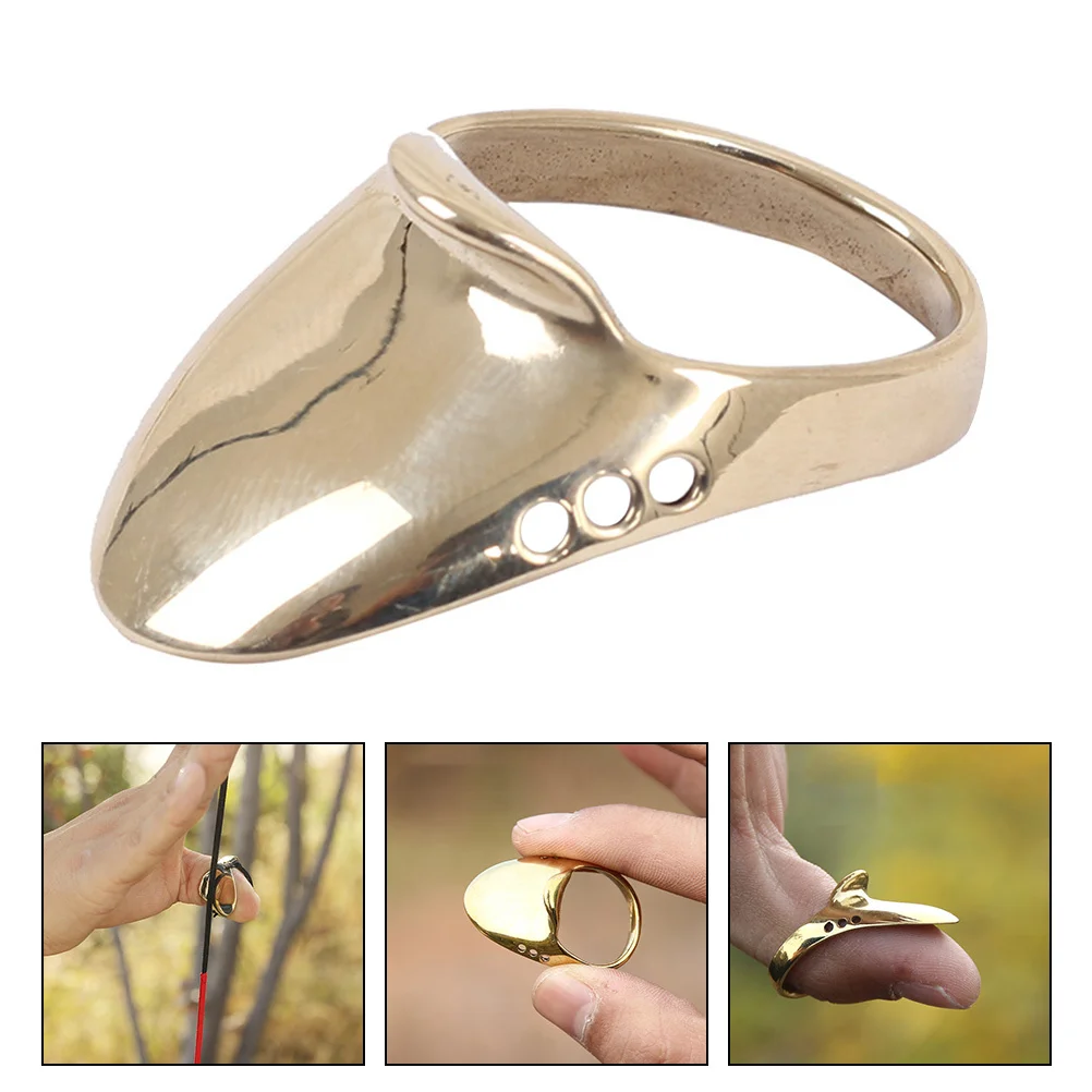 1 Set Of Brass Thumb Ring High-Grade Wear-Resistant Archery Finger Guard For Traditional Oriental Archery Hunting Accessory
1 Set Of Brass Thumb Ring High-Grade Wear-Resistant Archery Finger Guard For Traditional Oriental Archery Hunting Accessory