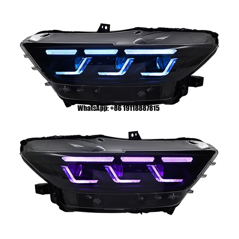 Комплект фар RGB для Ford Mustang 2015-2017: Обновление передних фар Plug and Play, ДХО
Комплект фар RGB для Ford Mustang 2015-2017: Обновление передних фар Plug and Play, ДХО