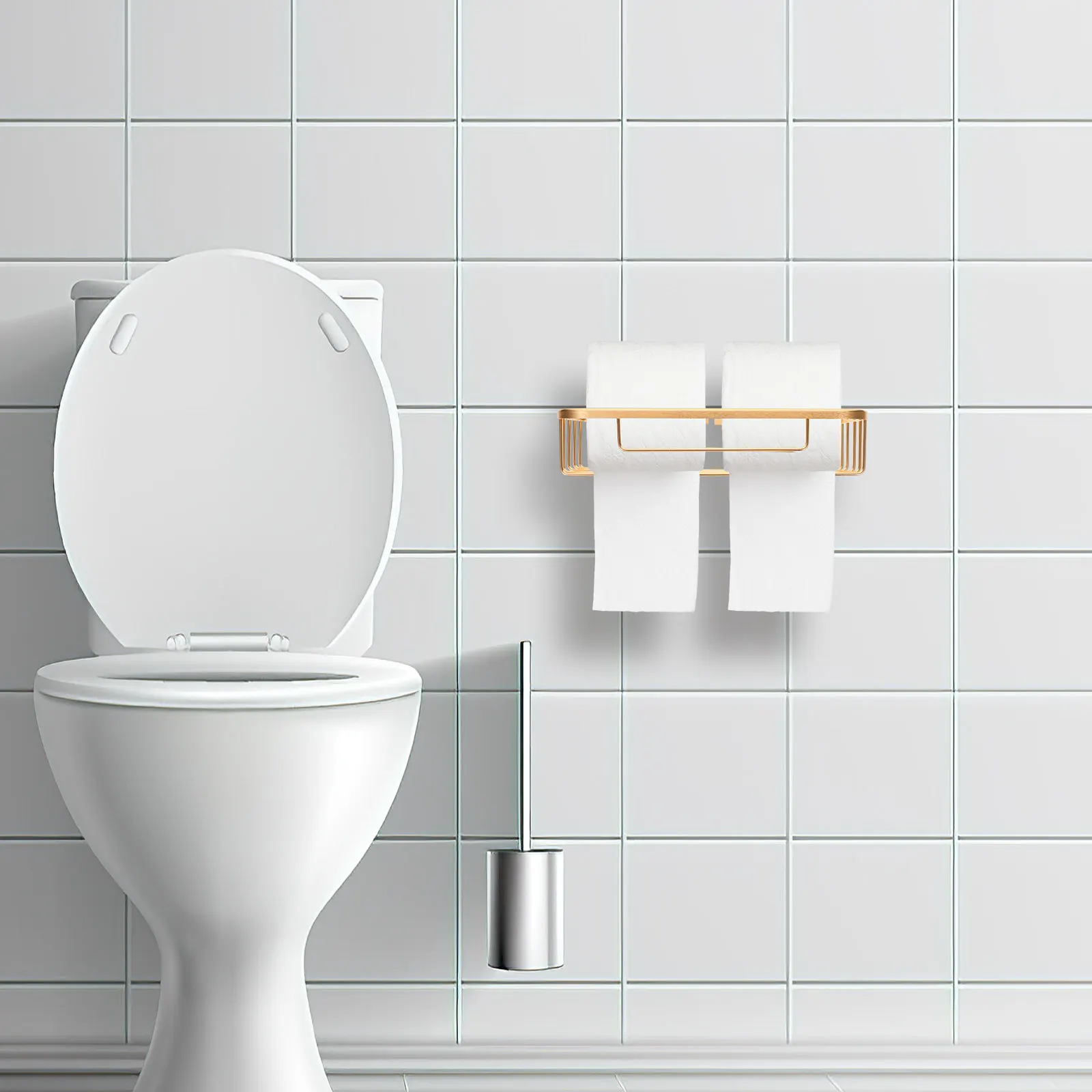 Wall Mounted Paper Towel Holder Sturdy Aluminum Roll Paper Rack for Bathroom Kitchen Toilet Storage Organizer Modern Minimalist
Wall Mounted Paper Towel Holder Sturdy Aluminum Roll Paper Rack for Bathroom Kitchen Toilet Storage Organizer Modern Minimalist