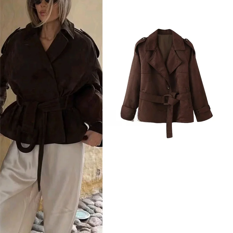 Ретро-жакет женский осенне-зимний, новинка, с бантом на талии, укороченный, с длинными рукавами, отложным воротником
Ретро-жакет женский осенне-зимний, новинка, с бантом на талии, укороченный, с длинными рукавами, отложным воротником