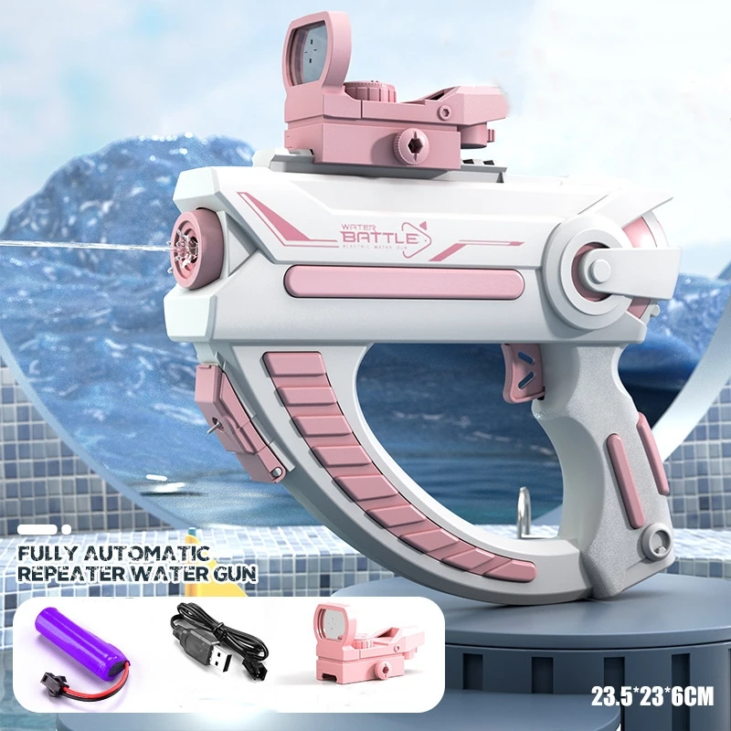 Electric Water Gun Toy Full Automatic Summer Toys for Beach Kids Adults Glock Toy Pressure Water Electric Gun Toy Gun Water
Electric Water Gun Toy Full Automatic Summer Toys for Beach Kids Adults Glock Toy Pressure Water Electric Gun Toy Gun Water