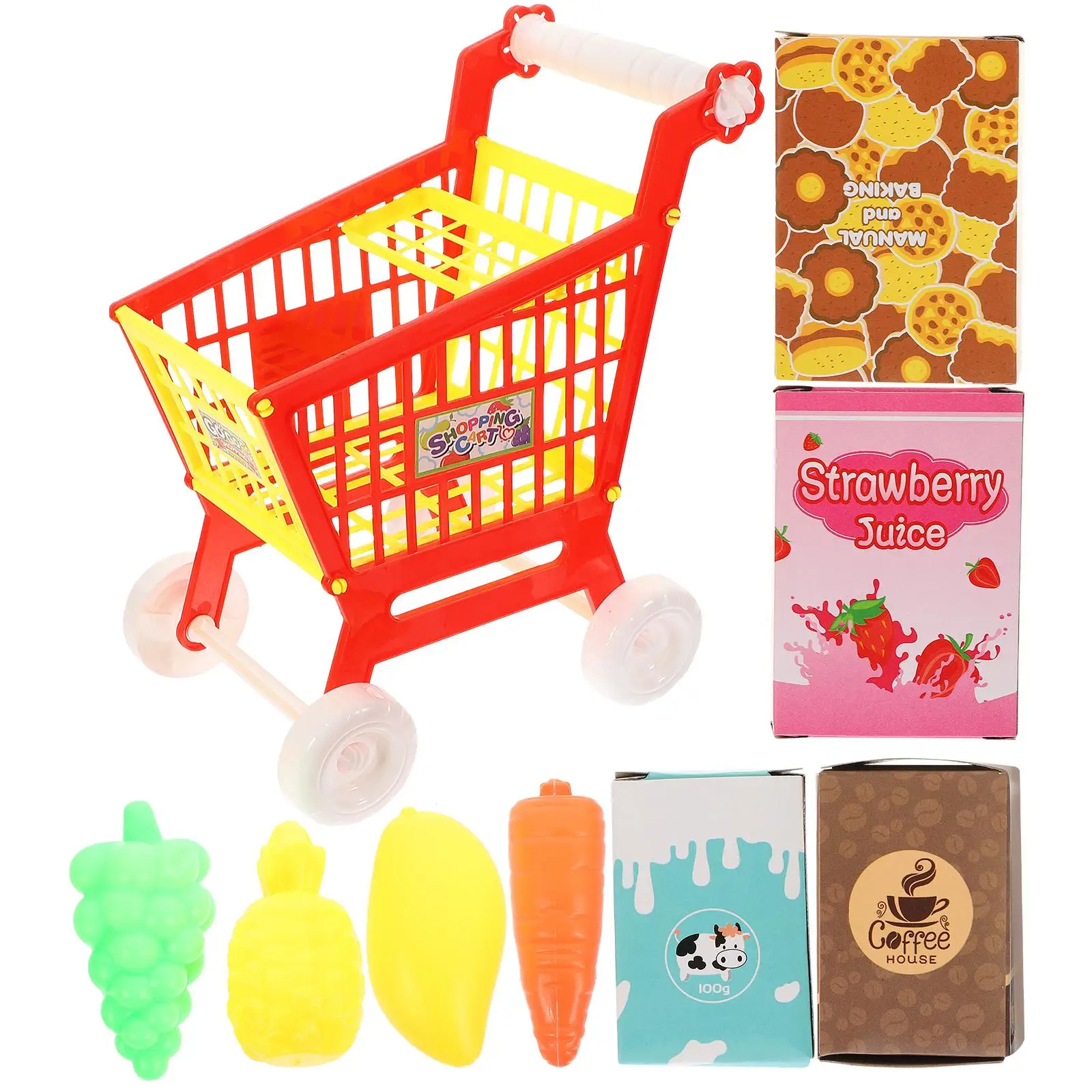 Play House Funny Shopping Trolley Simulation Cart Plaything Plastic Child Supermarket Abs Imitated
Play House Funny Shopping Trolley Simulation Cart Plaything Plastic Child Supermarket Abs Imitated