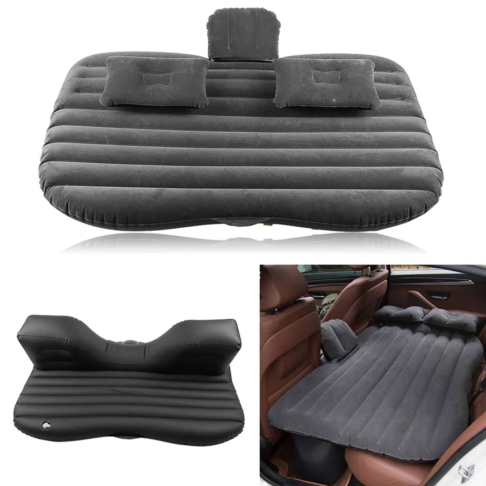 Car Inflatable Bed Back Seat Mattress Airbed for Rest Sleep Travel Camping Black
Car Inflatable Bed Back Seat Mattress Airbed for Rest Sleep Travel Camping Black