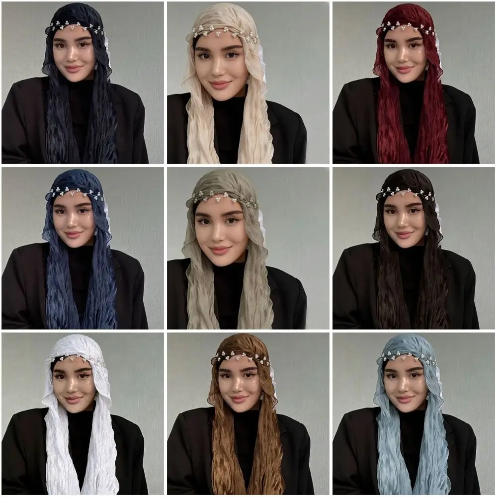 High Qulaity Solid Color Silk Scarf Ruffled Edge Shining Chiffon Hijab Veil Long Chiffon Ramadan Long Scarf Outdoor
High Qulaity Solid Color Silk Scarf Ruffled Edge Shining Chiffon Hijab Veil Long Chiffon Ramadan Long Scarf Outdoor
