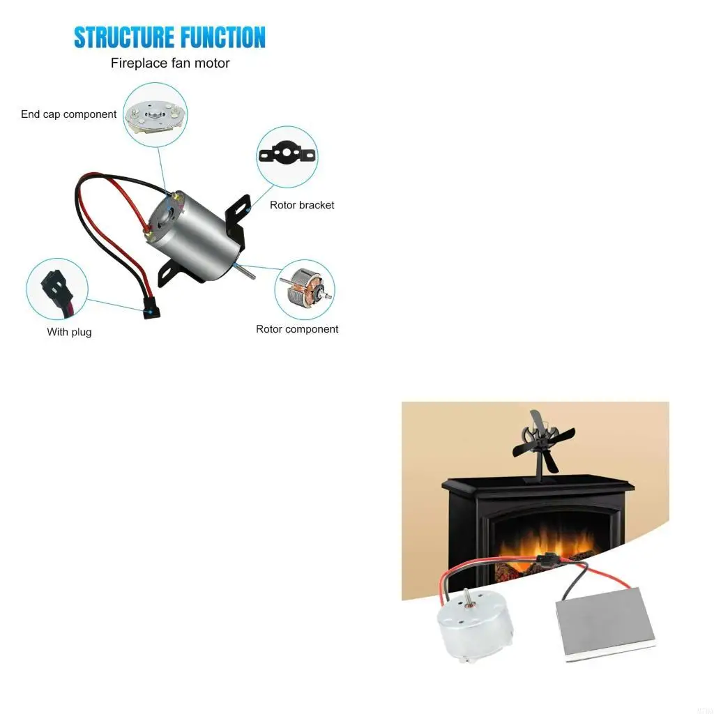 M7DA Place Fan Accessories Motor Power Generation Sheet Heat Powered Stove Fan
M7DA Place Fan Accessories Motor Power Generation Sheet Heat Powered Stove Fan