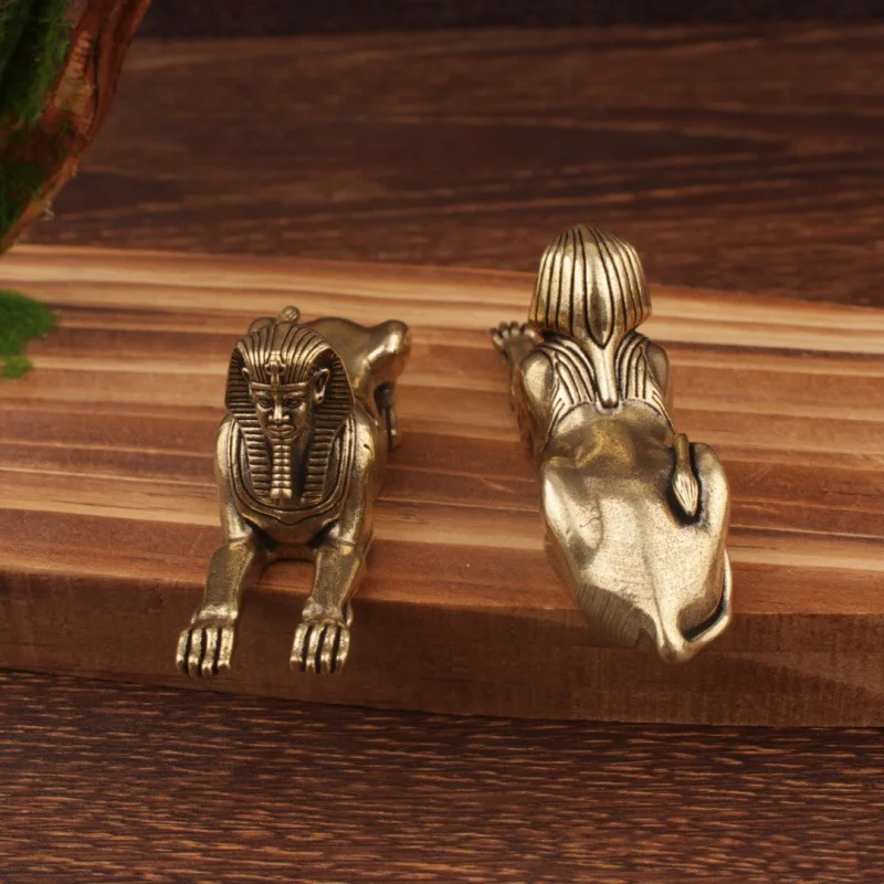 X22Brass Ornaments Golden Sphinx Egyptian Sculpture Brass Vintage Decorative Figurines Home Decoration Accessories
X22Brass Ornaments Golden Sphinx Egyptian Sculpture Brass Vintage Decorative Figurines Home Decoration Accessories