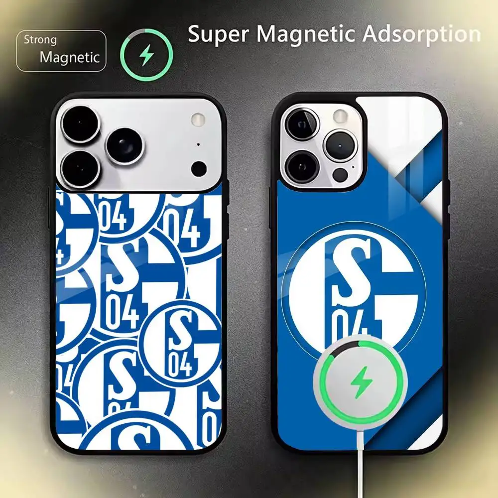S-Schalke 04 Team Colors Sleek Wireless charging phone case compatible with iPhone 17/16/15/14/13/12/11
S-Schalke 04 Team Colors Sleek Wireless charging phone case compatible with iPhone 17/16/15/14/13/12/11