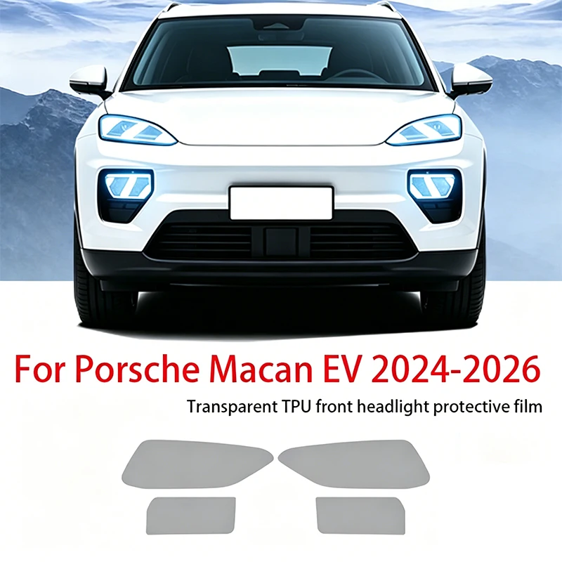 Fit for Porsche Macan EV 2024-2026 Pre Cut Smoked Black TPU PPF Anti Scratch High Gloss Headlight Wrap Protective Film Kit
Fit for Porsche Macan EV 2024-2026 Pre Cut Smoked Black TPU PPF Anti Scratch High Gloss Headlight Wrap Protective Film Kit
