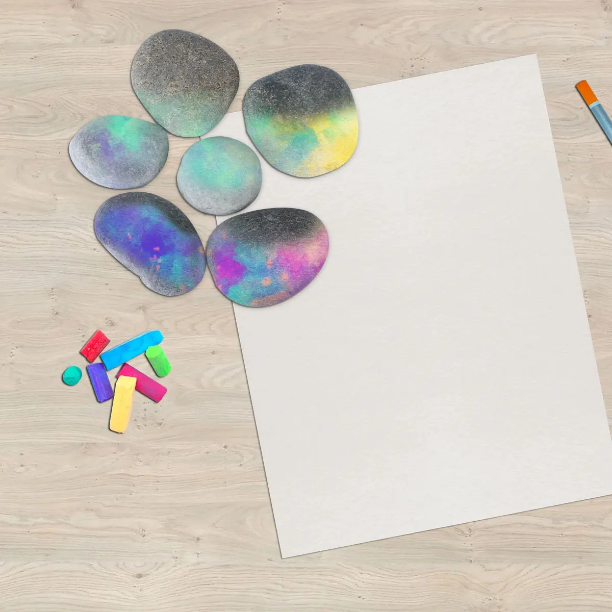6 PCS Painted Stone DIY Polishing Pebbles Hand-painted Rocks Children's Drawing Stones
6 PCS Painted Stone DIY Polishing Pebbles Hand-painted Rocks Children's Drawing Stones