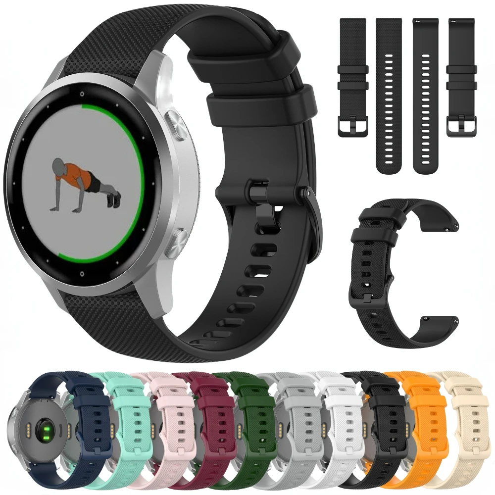 20mm 22mm Silicone Strap for Samsung galaxy watch 3/4/5/Active 2/Gear S3 Sport Wristband for Huawei Watch 3/GT 2/Amazfit GTR/GTS
20mm 22mm Silicone Strap for Samsung galaxy watch 3/4/5/Active 2/Gear S3 Sport Wristband for Huawei Watch 3/GT 2/Amazfit GTR/GTS
