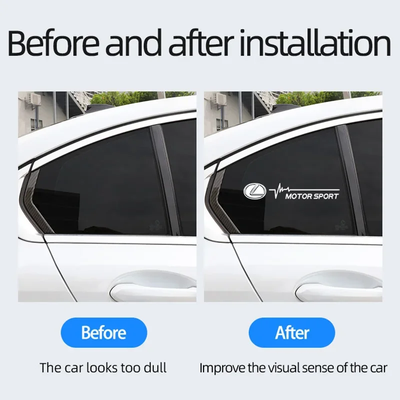 Emblems 2Pcs Car Stickers Windows Decals Badge Styling Accessories For Lexus F-SPORT ES RX NX LS UX LM LX GX LC RZ IS CT GS RC H
Emblems 2Pcs Car Stickers Windows Decals Badge Styling Accessories For Lexus F-SPORT ES RX NX LS UX LM LX GX LC RZ IS CT GS RC H
