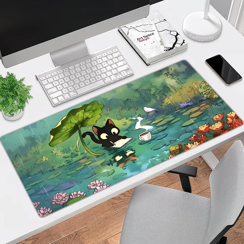 Kawaii Cat with Leaf Umbrella Office Mat Gaming Mats Large Mouse Pad Rubber Anti-Slip Edge Locking Desk Pad PC Accessories
Kawaii Cat with Leaf Umbrella Office Mat Gaming Mats Large Mouse Pad Rubber Anti-Slip Edge Locking Desk Pad PC Accessories