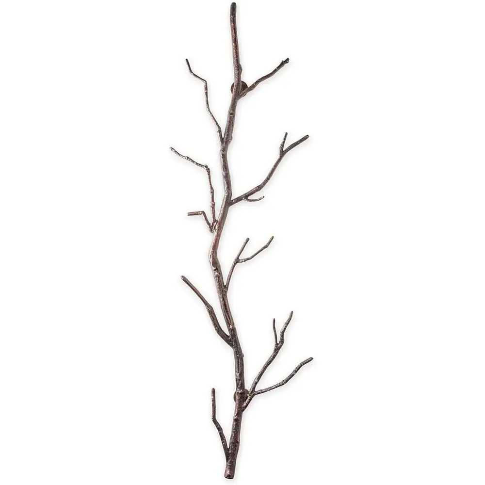 Metal Branch Wall Rack with 15 Hooks, 36L x 9W x 6D, Bronze Finish, Suitable for Entryway, Bathroom, and Bedroom
Metal Branch Wall Rack with 15 Hooks, 36L x 9W x 6D, Bronze Finish, Suitable for Entryway, Bathroom, and Bedroom