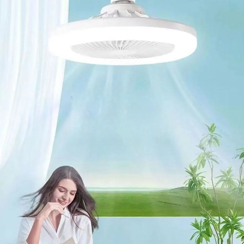 Adjustable E27 Fan Light ABS Dimmable Led Ceiling Fan with Light 360-Degree Rotation E27 Spiral Lamp Holder E27 Fan Lamp
Adjustable E27 Fan Light ABS Dimmable Led Ceiling Fan with Light 360-Degree Rotation E27 Spiral Lamp Holder E27 Fan Lamp