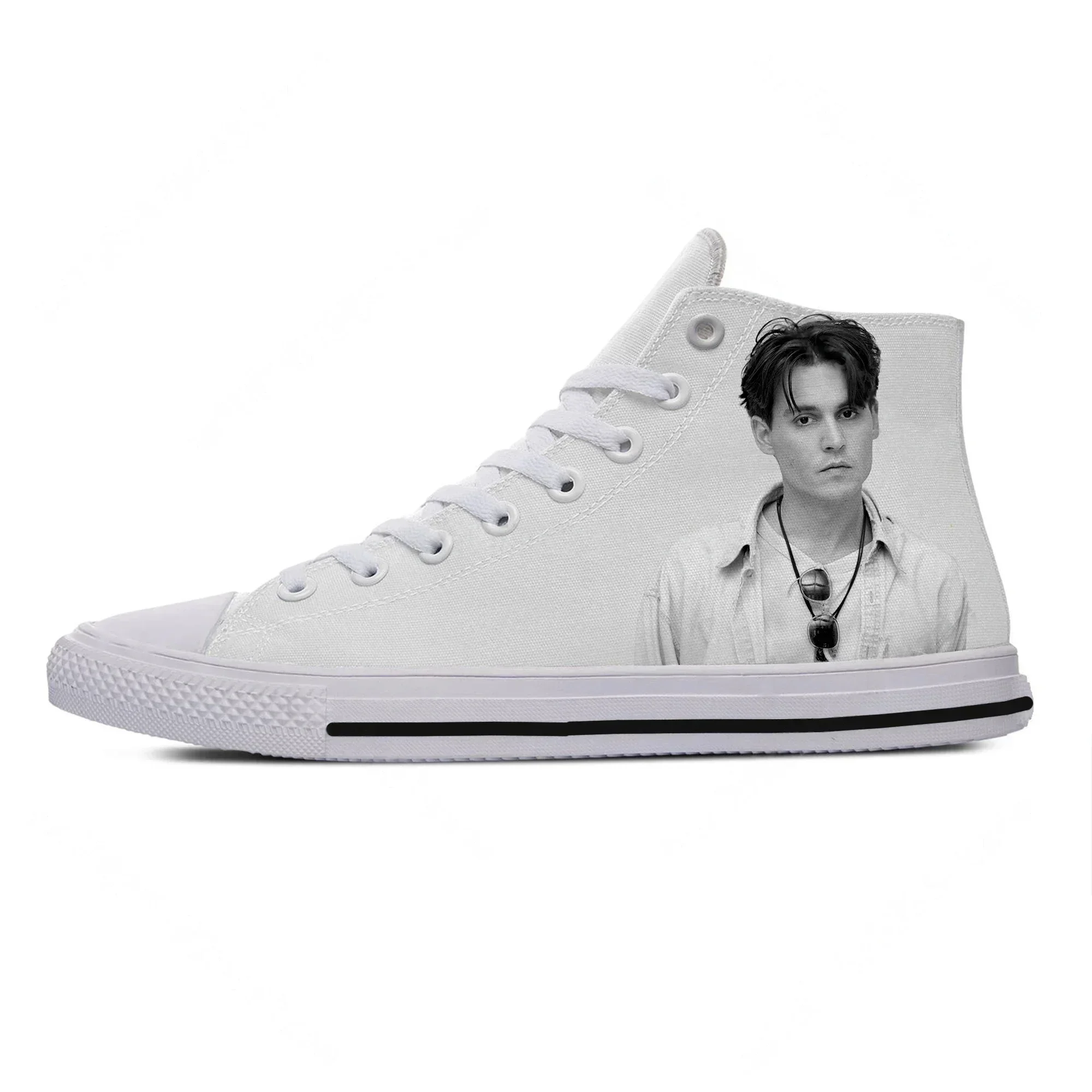 Hot Cool Fashion Pop Funny New Summer High Quality Sneakers Handiness Casual Shoes Men Women Johnny Depp High Top Board Shoes
Hot Cool Fashion Pop Funny New Summer High Quality Sneakers Handiness Casual Shoes Men Women Johnny Depp High Top Board Shoes