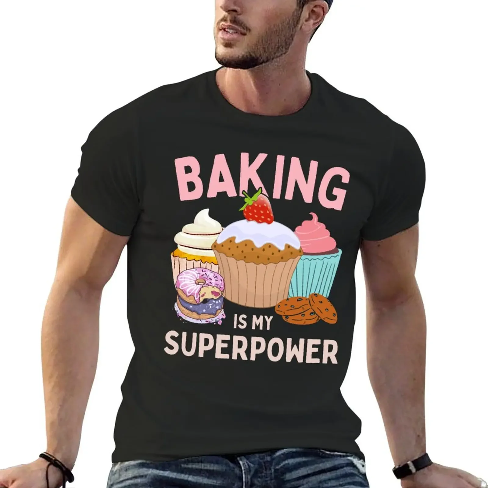 Baking Is My Superpower T-Shirt rapper graphic tees cute tops anime figures tees t shirts for men
Baking Is My Superpower T-Shirt rapper graphic tees cute tops anime figures tees t shirts for men