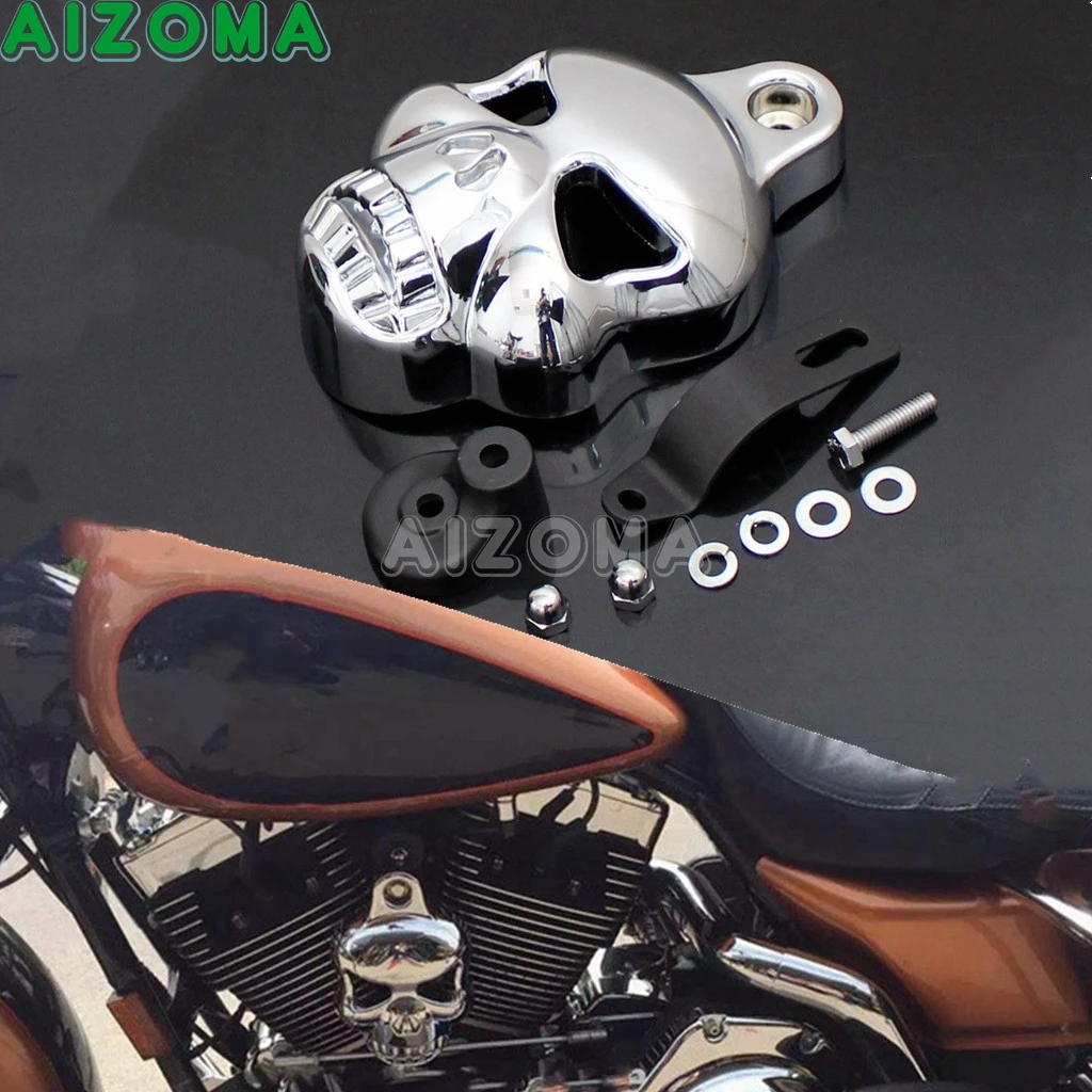 Хромированный мотоциклетный чехол с черепом и рогом для Harley Sportster Dyna Softail V-ROD 'S Big Twins Stock Cowbell Horn 1992-2014
Хромированный мотоциклетный чехол с черепом и рогом для Harley Sportster Dyna Softail V-ROD 'S Big Twins Stock Cowbell Horn 1992-2014