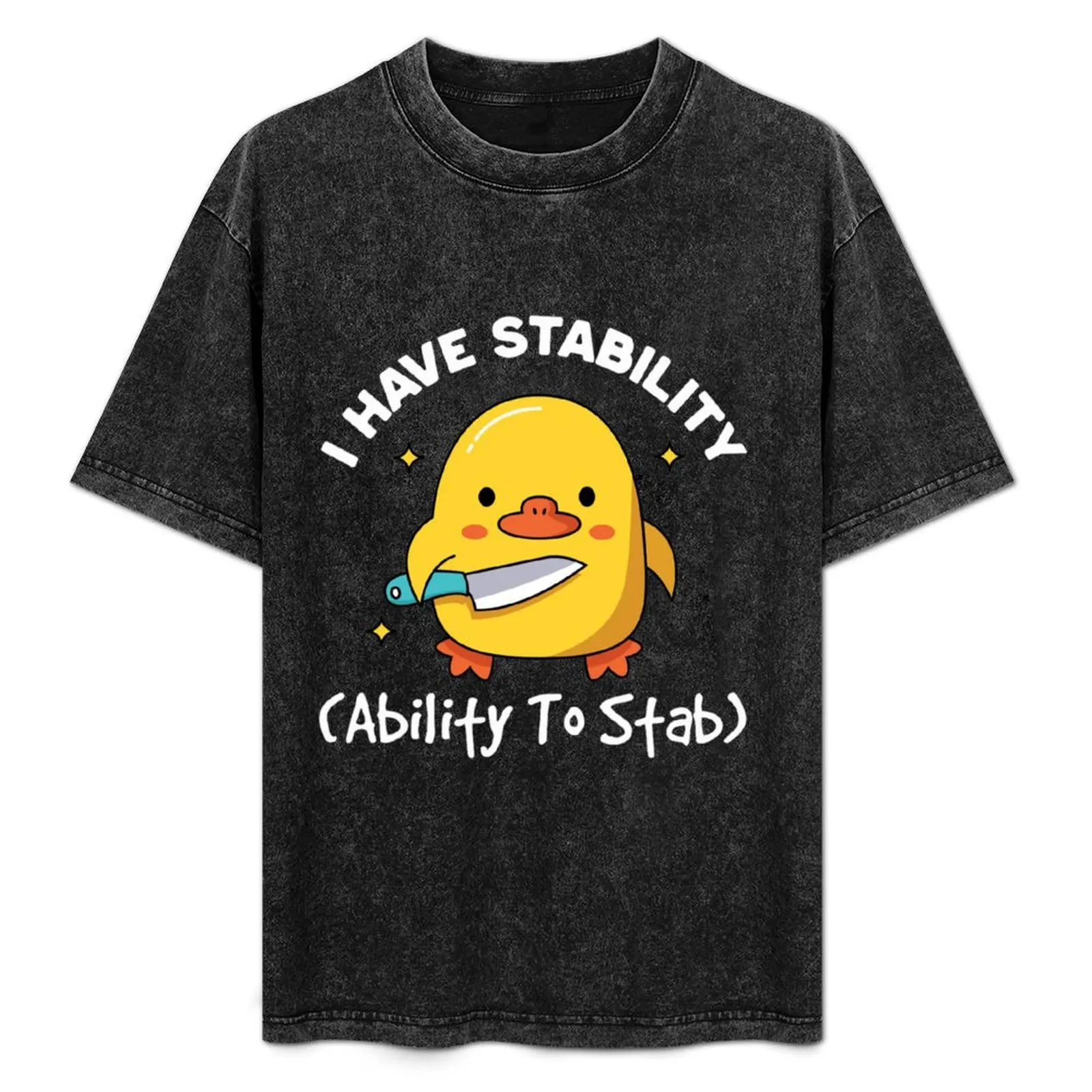 I Have Stability Ability To Stab Funny Sarcastic Humor T-Shirt Casual Basic Short Sleeve T-Shirt
I Have Stability Ability To Stab Funny Sarcastic Humor T-Shirt Casual Basic Short Sleeve T-Shirt